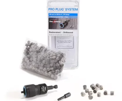 ProPlug Decking Fasteners for Deckorators Decking