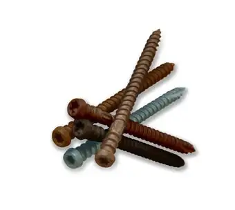 Color-matched TopLoc Decking Fasteners