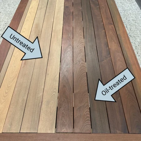 Ipe display boards
